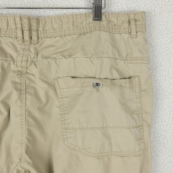Projek Raw Cargo Shorts Mens 38 Beige Lightweight Army Boho Outdoor Hiking - Picture 5 of 10